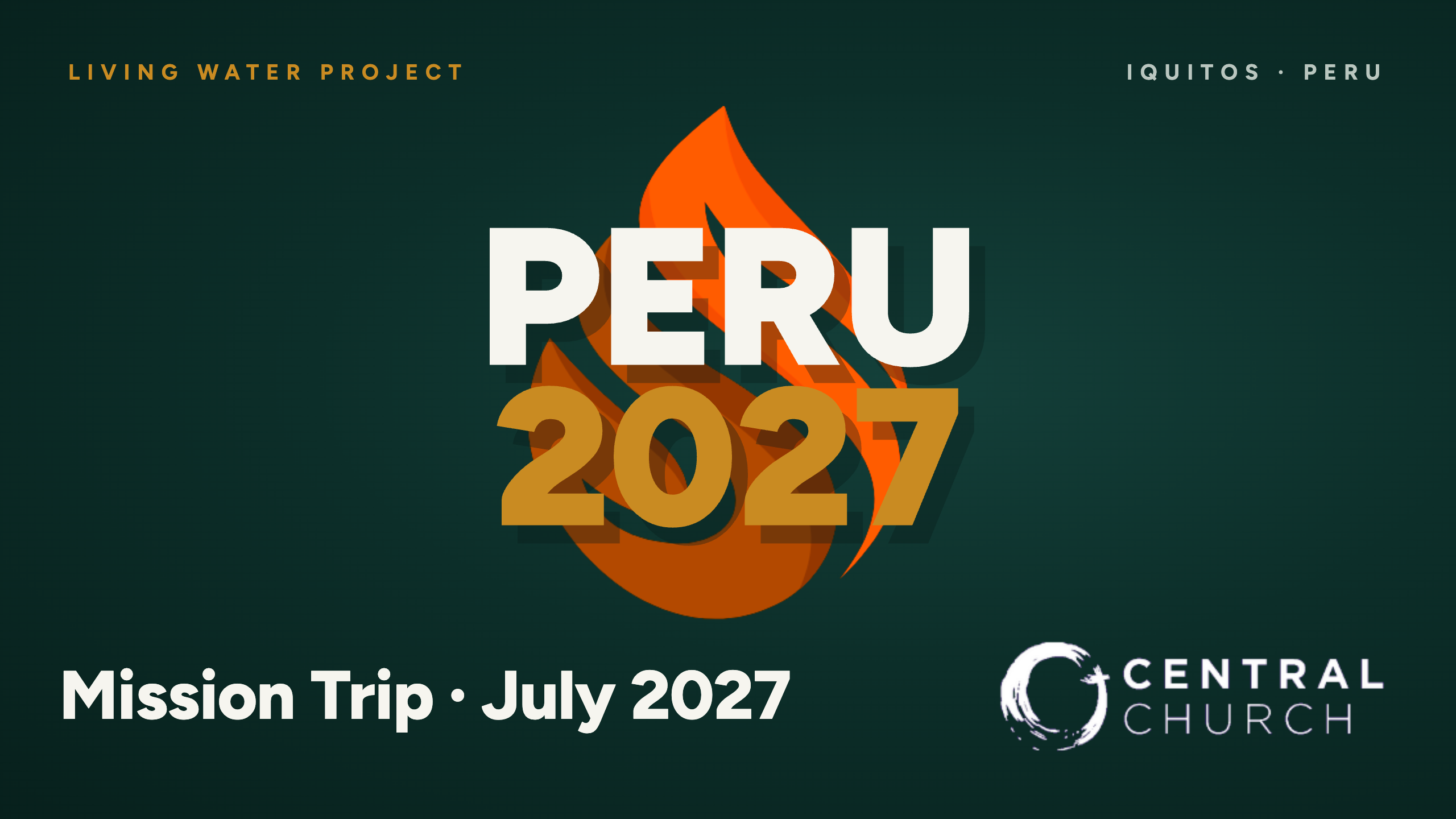 Peru 2027 Mission Trip informational meeting