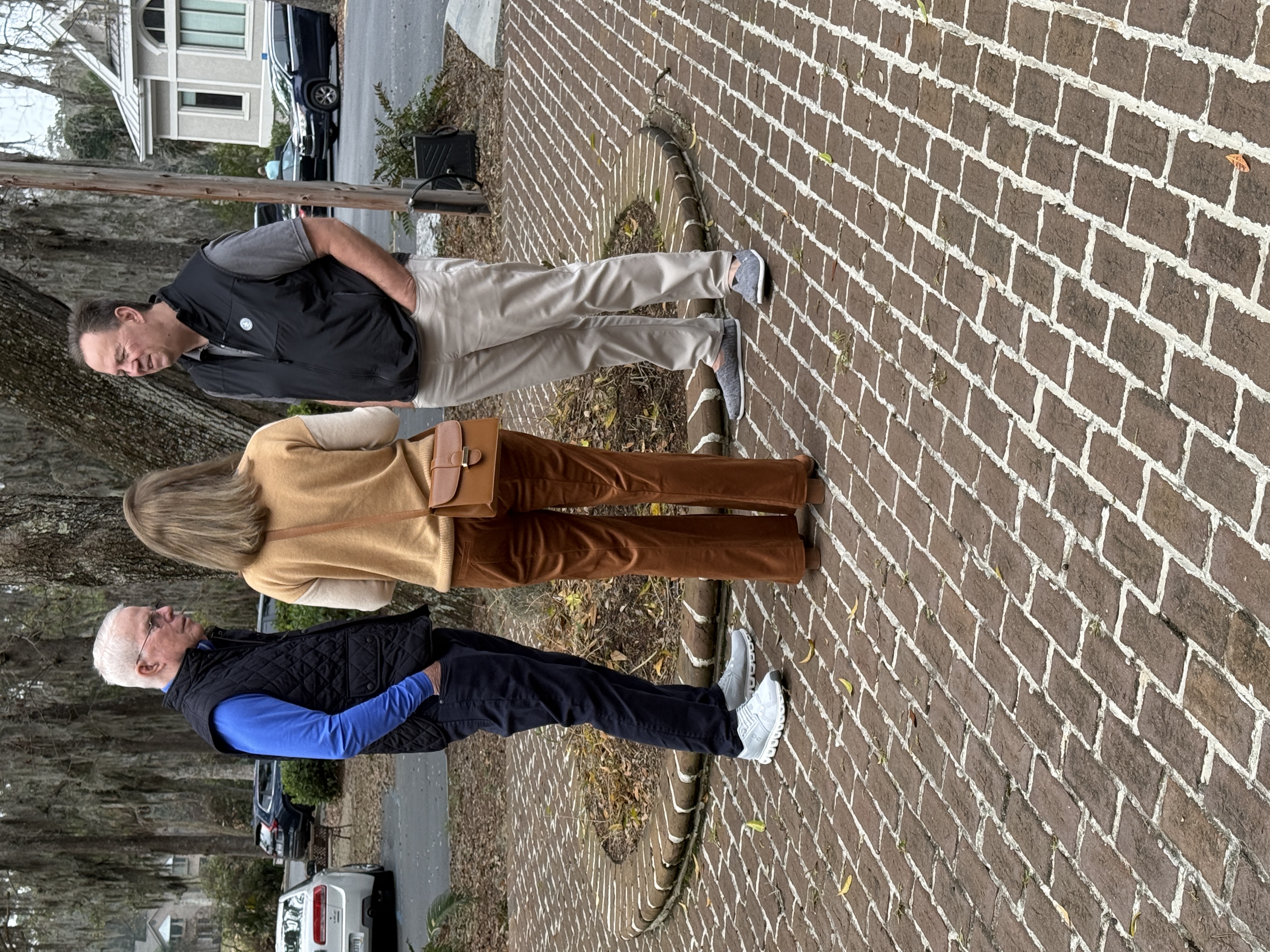 Members of Central Church visiting together after a gathering