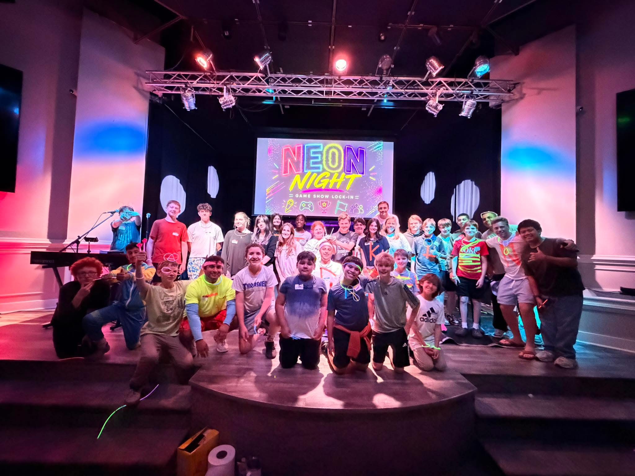 Central Students at a youth night