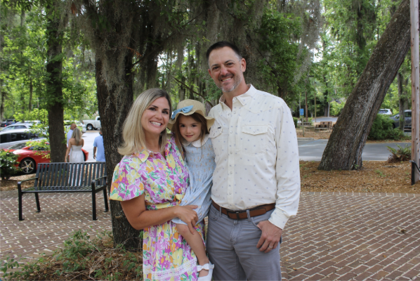 A family at Central Church