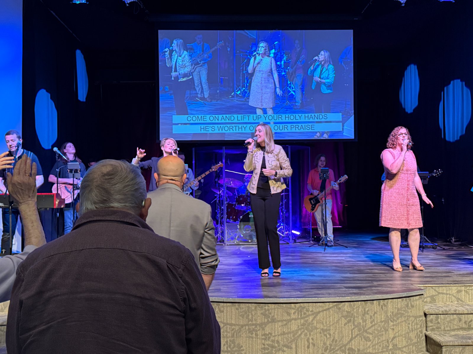 Central Church gathered in worship
