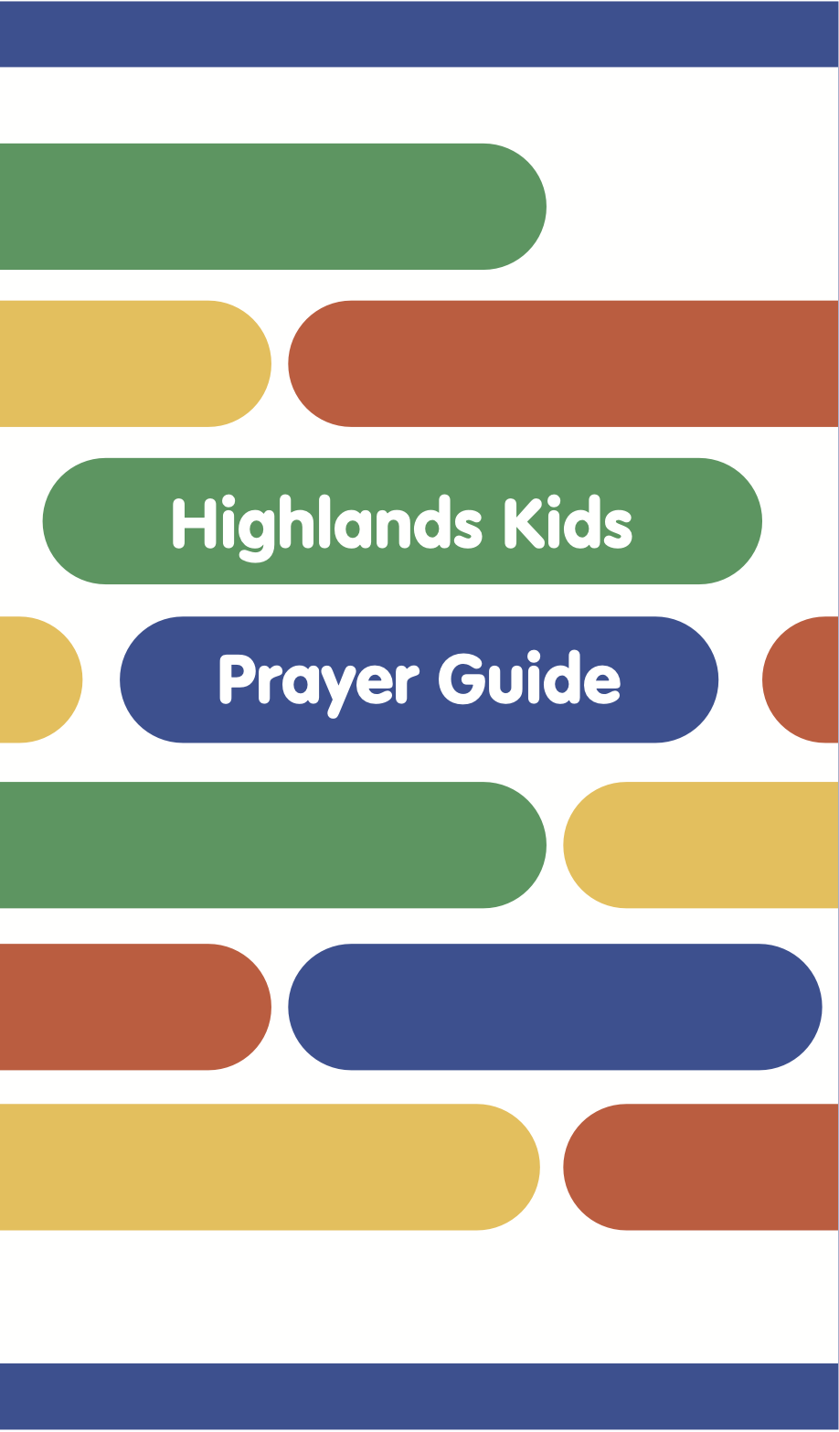 Highlands Kids Prayer Guide cover